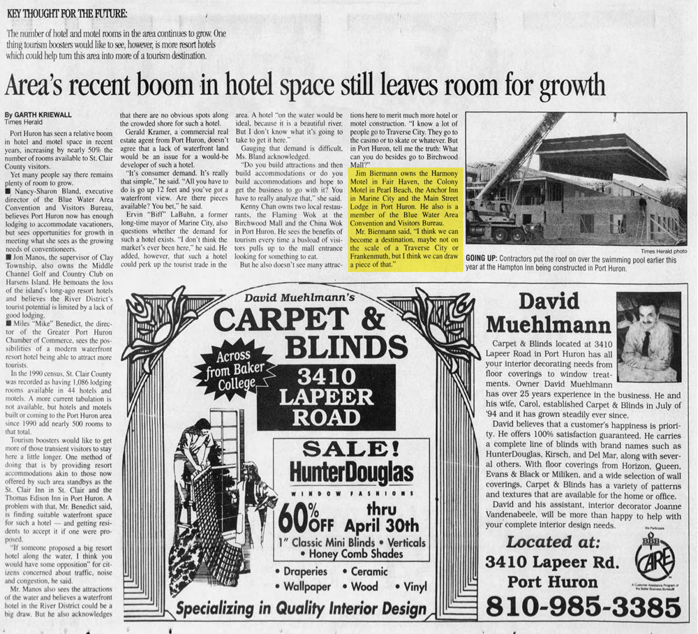 Colony Motel - Mar 29 1998 Article